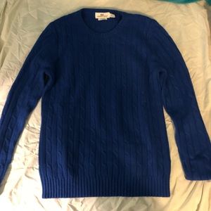Vineyard Vines Blue Cashmere Sweater
